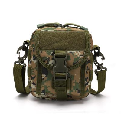 China Outdoor Sports Travel Hiking Camping Tactical Molle Utility Pouch Wallet Magazine Cloth Waist Bag Holder Shoulder Strap for sale