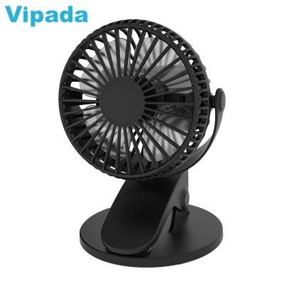 China 2 in 1 Clip and Table Fan Clip on Fan USB Rechargeable Battery Mini Desk Stand Small Portable Clip Fan for Baby Stroller Camping Outdoor Home Office for sale