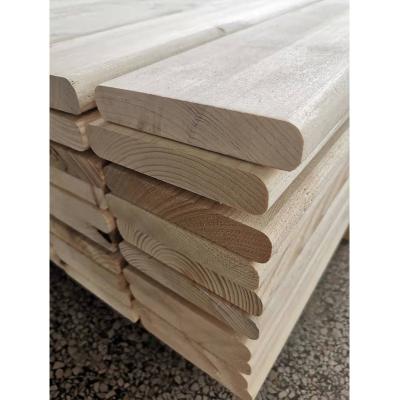 China Modern European Fir KD S4S Sides Rounded Timber FIR Board In Canada Market for sale