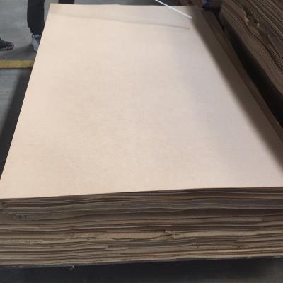 China Moisture Proof 1.6-5mm Thin Plain MDF Board For Back Packing Or Board Use for sale