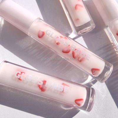 China Popular Waterproof Strawberry Coconut Milk Gloss Baby Applies Soft Long Lasting Cute Lip Gloss for sale