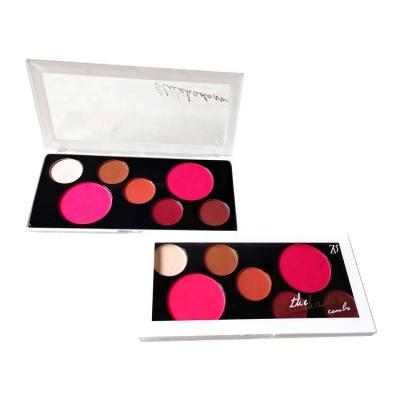 China Sunscreen OEM ODM 7 Colors High Quality Vegan Blush Palette for sale