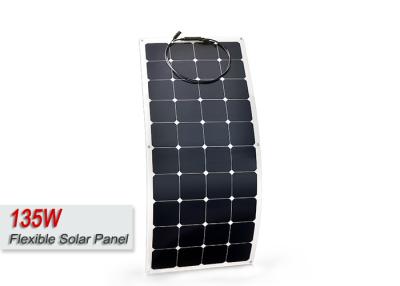 China High Efficiency 130w Semi Flexible Solar Panel Sheets For Boats / Tents for sale