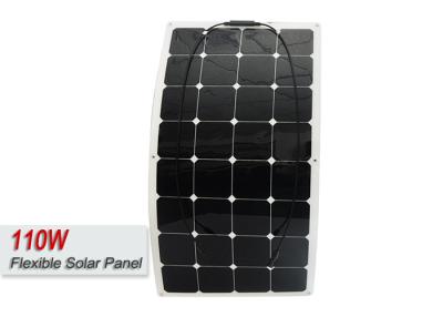 China 115w Semi Flexible Waterproof Solar Panels For Off Grid And On Grid Systems for sale