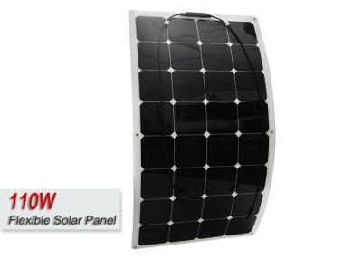 China 110w Lightweight Semi Flexible Bendable Solar Panel , Flexible PV Solar Panels  for sale