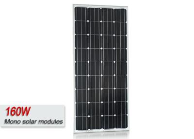 China Weatherproof 160w 18v Mono Solar Panels Kit Anti Fire With Black TPT Frame for sale