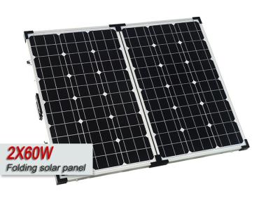 China 120w Flexible Folding Solar Panel For Travel , 12 Volt Solar Panels For Camping  for sale