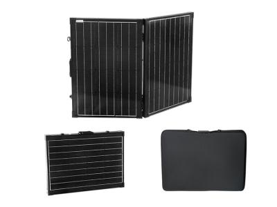 Chine Portable noir panneau solaire pliable de 100 watts avec les jambes réglables de soutien à vendre