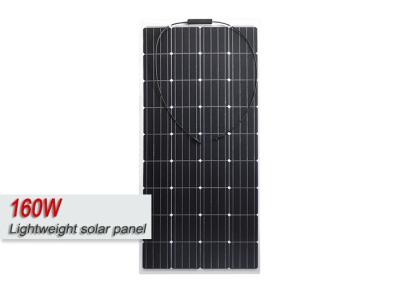 China 160w Mono Lightweight Portable Solar Panels For Hiking / Camping / Boat for sale