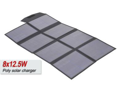 China Carregador solar portátil impermeável para rv, painel solar dobrável de 100 watts à venda