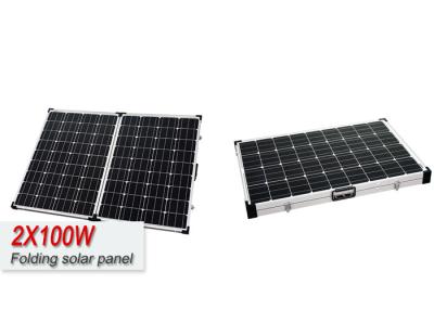 China Easy Carrying Portable 200 Watt 12 Volt Solar Panel For RV / Home Use / Camping for sale