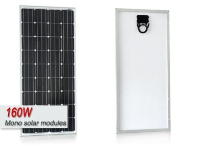 China White Frame Mono 160watt 18v Solar Panel Weatherproof For On Grid Solar PV System for sale