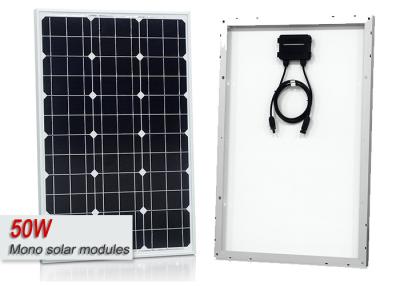 China High Efficiency 50 Watt Mono Solar Panels With Good Weather Resistance for sale