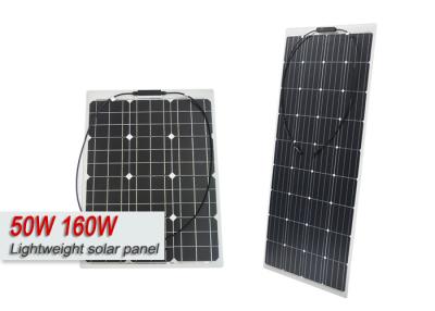 China Durability High Output Solar Panels , Frameless 160w Lightweight Solar Cells Panel for sale