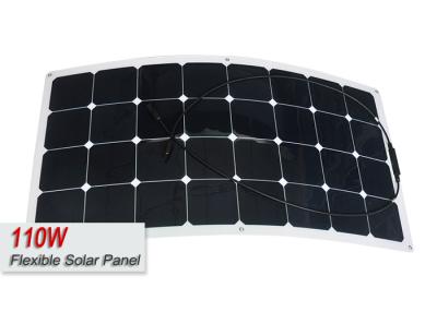 China 110 Watt Semi Flexible Solar Roof Panels / Camping Solar Panels for sale