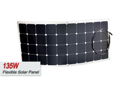 China High Efficiency 130w Semi Flexible Solar Panel Sheets For Boats / Tents for sale