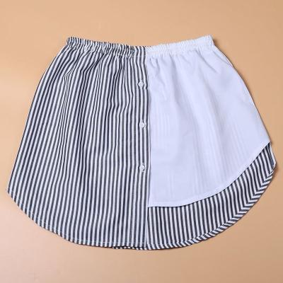 China Women Anti-Static Adjustable Layering Bust Split Mini Skirt Hemline Shirt Extender Fake Top Bottom Skirt Field for sale