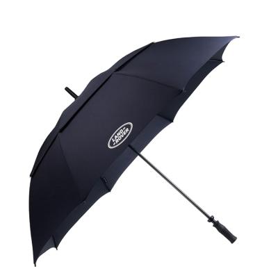 China Large Waterproof Premium Double Canopy Golf Umbrella with Logo Print for sale