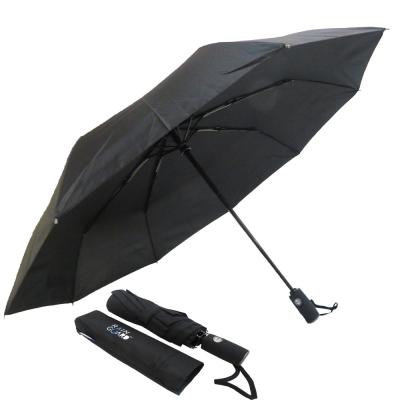 China 2021 China Umbrella Manufacturer Black Windproof Travel Umbrella Automatic Open And Close Windproof for sale