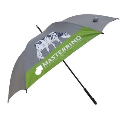 China Promotional Market Straight Umbrella Custom Open Automatic Open Windproof Pattern With Logo Print for sale