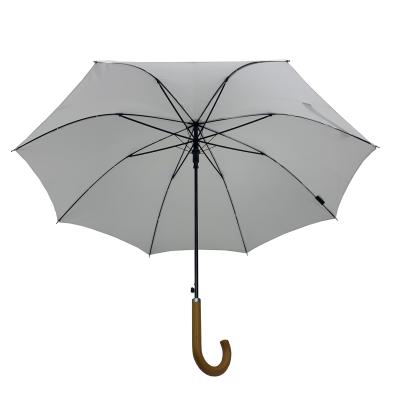 China New Arrival Convenient Latest Umbrella Wooden Handle Umbrella With Logo Price for sale