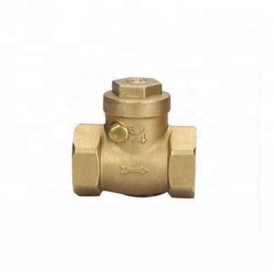 China General Low Price Brass Swing Check Valve For Pipe for sale