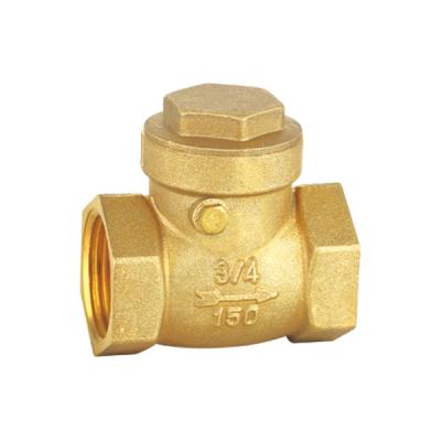 China General Horizontal Brass Swing Check Valve for sale