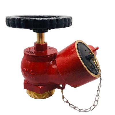 China Best Selling Fire Fighting Emergency Rescue China Factory Coated Brass Fire Hydrant Flange Valve for sale