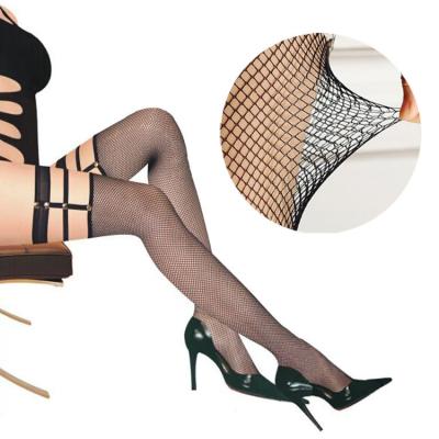 China Retro Antibacterial Sexy Women Net Stockings For Lace Spike Stockings Punk for sale