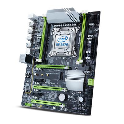 China Jieshuo X79 Mainboard E5 2670 Ten Cores V2 Ten Cores M.2 USB3.0 LGA 2011desktop CPU Computer Desktop Motherboard for sale