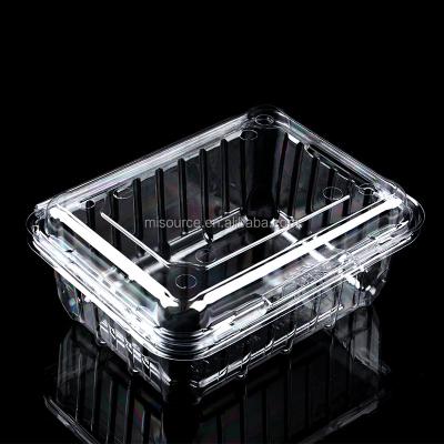 China Eco-friendly disposable fruit box fresh fruit cut fruit and vegetable salad tary tray for sale