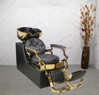 China Modern Barber Salon Furniture Barber Shop Equipment Hair Room Chairs Metal Barber Chair Antique Barber Chair For Men for sale