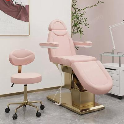 China Modern Facial Electric Massage Table Beauty Salon Furniture Beauty Bed Salon Bed Beauty Bed Hot Selling for sale