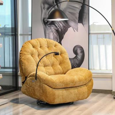 China Italian light luxury modern simple function luxury electric adjustment Recliner leisure rocking chair sofaspa rotary reclining pedicure chair for sale