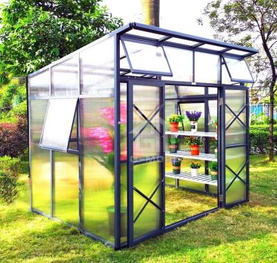 China G-MORE Greenhouses 10MM Wide / 1M Wide Gewachshaus Heavy Duty Industrial Commercial Polycarbonate Easily Assembled for sale