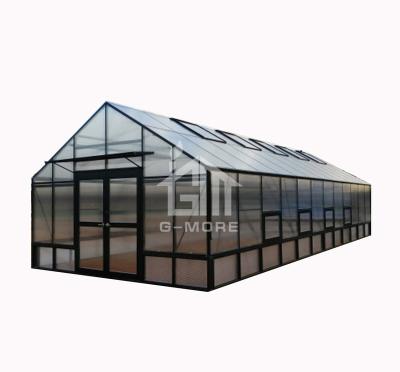 China Single Span PC Sheet Aluminum Frame PC Greenhouse House For Sale for sale