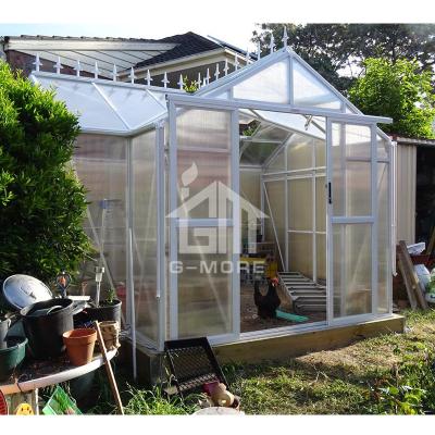 China G-MORE Classic English Style Orangerie Color Easily Assembled Elegant White Conservatory for sale