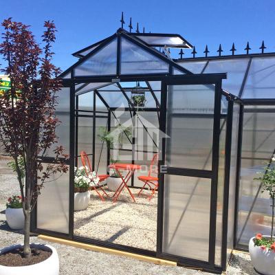 China G-MORE Easily Assembled T Shaped DIY Orangerie Greenhouse / 10.5'x12' Conservatory Greenhouses for sale