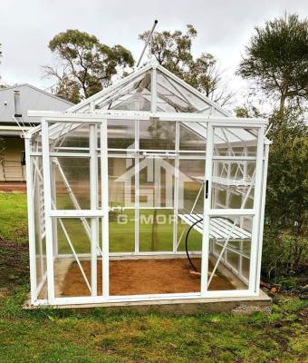 China Easily Assembled Victorian Aluminum Polycarbonate Greenhouse For Sale - 8.3' x8.4 for sale