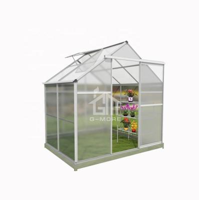 China Single Span PC Aluminum Frame PC Green Sheet G-MORE / Greenhouse House For Sale for sale