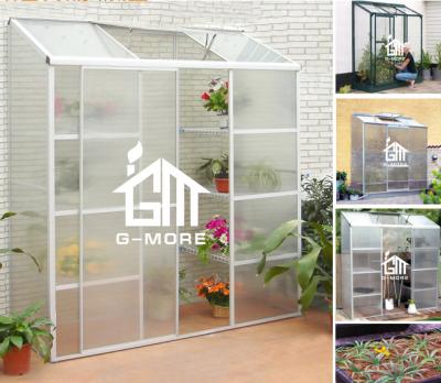 China G-MORE Easily Assembled Affordable Outdoor Free Standing Wall Greenhouse / Grow Box For Backyard for sale