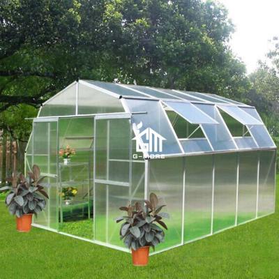 China Low Cost Easily Assembled Agriculture Polycarbonate Conservative Kits - 10'x8'x7'FT for sale