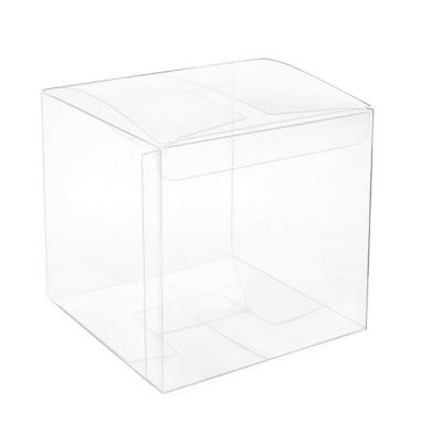 China Custom Logo 20*20*30cm Handmade Clear PVC Box Plastic Box for sale