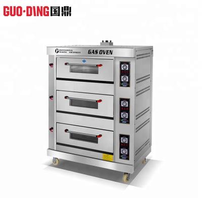 China Commercial Bakery Stainless Steel Gas Bread Oven Deck Oven Commercial Catering Bakery Machine for sale