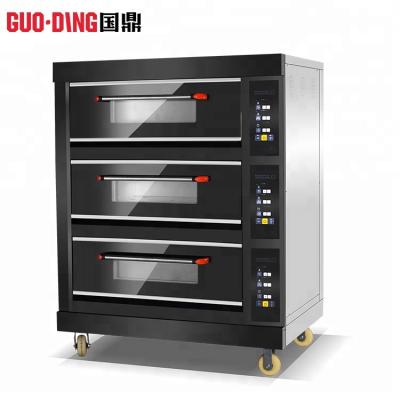 China Hotels Fit 3 Layers Stainless Steel Electric Desktop Oven Pizza Oven With Wheels for sale