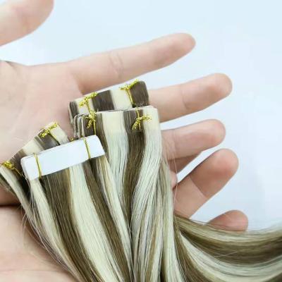 China Silky Straight Wave Amara Tape In Raw Virgin Seller Good Quality Pulled Hair Extensions Double Ended Hair Extensions Tape Hair Extensions Wholesale for sale