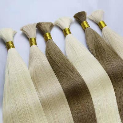 China Best Selling Amara Hair Silky Straight Good Quality Braiding Wave Hair Bulk Volume Unprocessed Raw Virgin Hair Bulk In Stock for sale