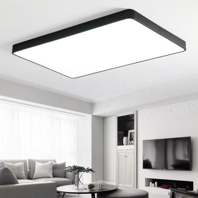 China Modern Rectangular Ceiling Light Color Changing PUZHUOER 48W 60*40*5cm Dimmable Led Simple Style Led Outdoor Ceiling Light for sale