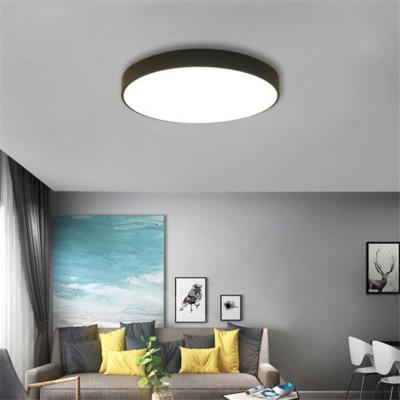 China Modern Smd 96W Modern Smart Hotel Lighting Ip20 Lamp Led Round Ceiling Light Plastic Covers for sale