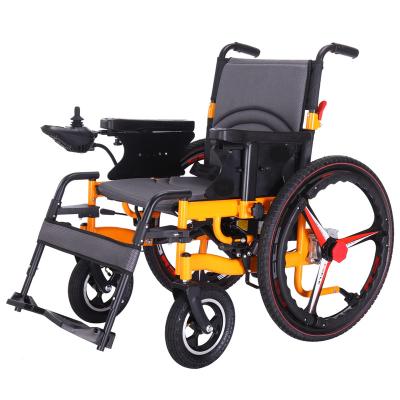 China Body electric wheelchair electrica handicapped foldable portable outdoor wheelchair for sale